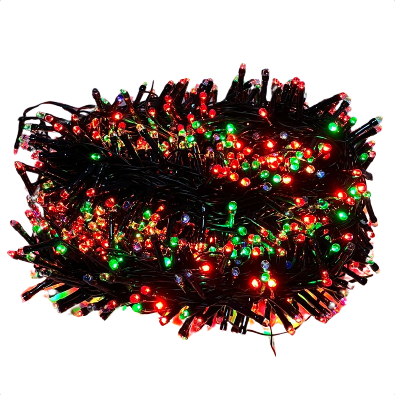 Pisca Strobo 40m 1300 Leds Colorido IP44 Externo Bivolt - Senhor